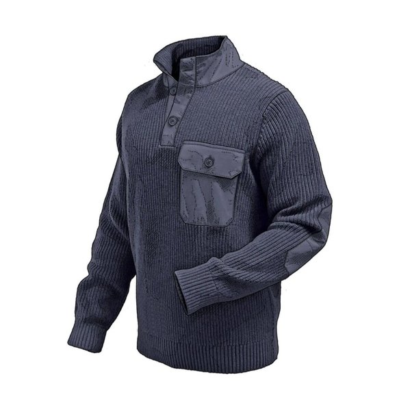 Duluth Trading Co. Other - Men's Duluth Trading Co. Brigadier Button Mock Sweater Gray XL